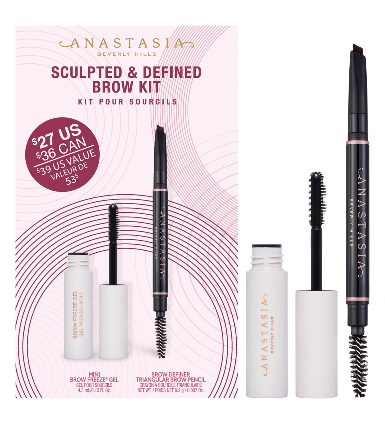 Anastasia Beverly Hills Sculpted & Defined Brow Kit -Ebony