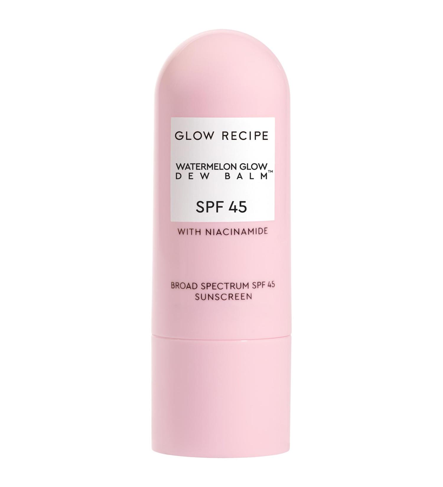 Shop Glow Recipe Watermelon Glow Niacinamide Dew Balm Face Sunscreen Stick- SPF 45 - 0.5 oz / 14 g Online - Best Price & International Shipping - Buy Online on SooperMarket.com