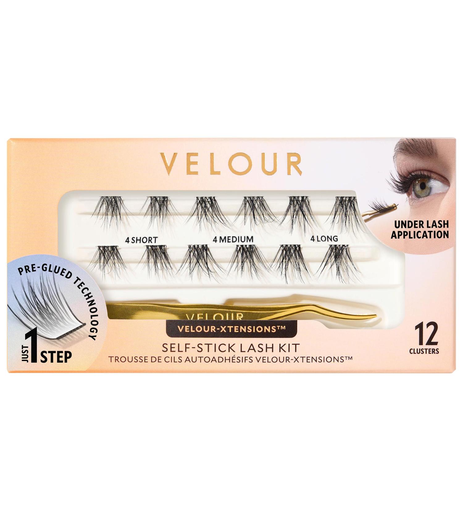 Shop Velour Lashes Velour-Xtensions Self-Stick Lash Kit - Standard size Online - Best Price & International Shipping - Buy Online on SooperMarket.com