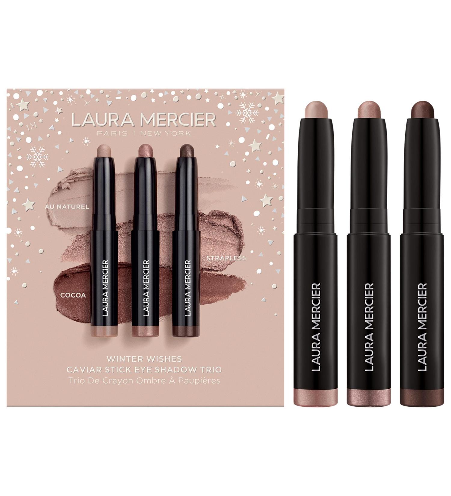 Shop Laura Mercier Winter Wishes Mini Caviar Stick Eye Shadow Trio Online - Best Price & International Shipping - Buy Online on SooperMarket.com