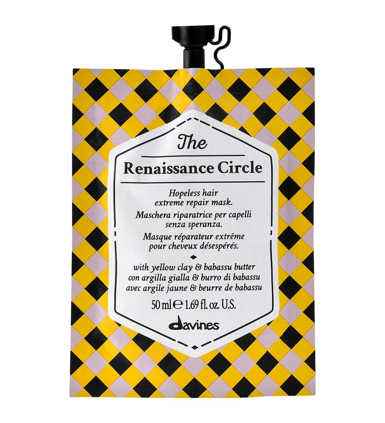 Shop Davines The Renaissance Circle Repair Hair Mask for Damaged Hair - 1.69 oz/50 ml Online - Best Price & International Shipping - Buy Online on SooperMarket.com
