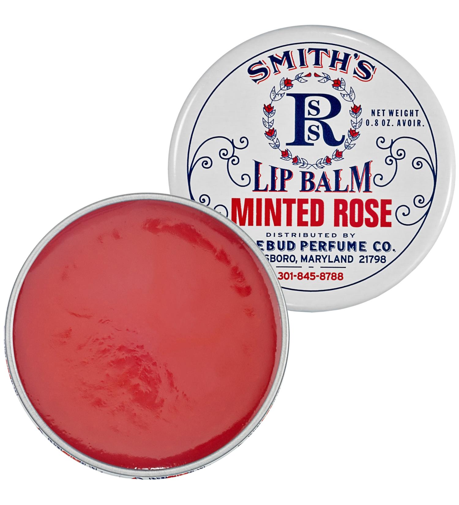 Rosebud Perfume Co. Minted Rose Lip Balm - 0.8 oz Minted Rose Lip Balm