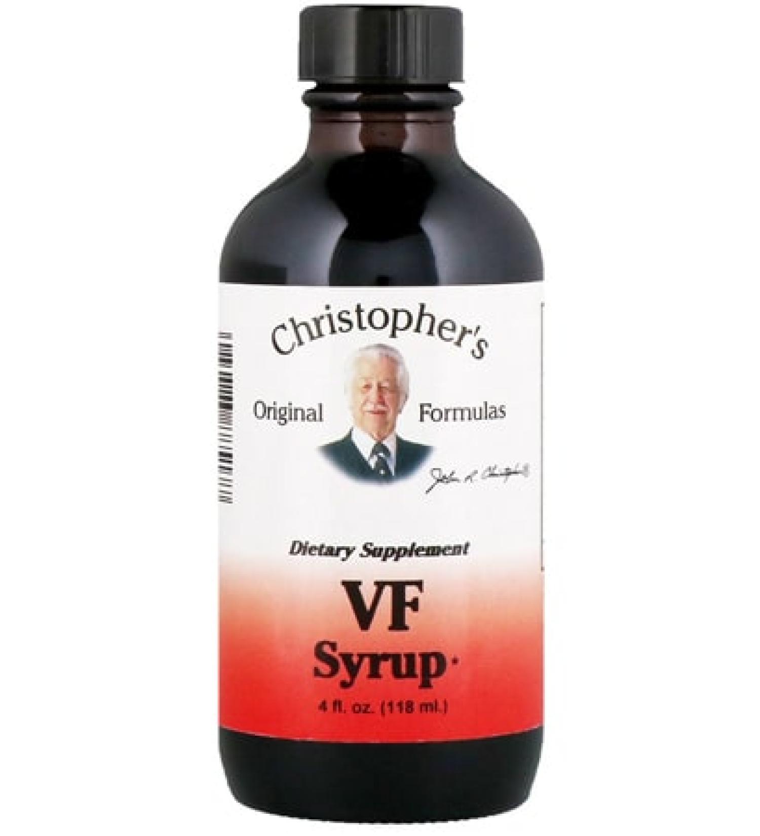 Christopher's Original Formulas VF Syrup - 4 fl oz (118 ml) | Herbal Health Supplement - Buy Online on SooperMarket.com