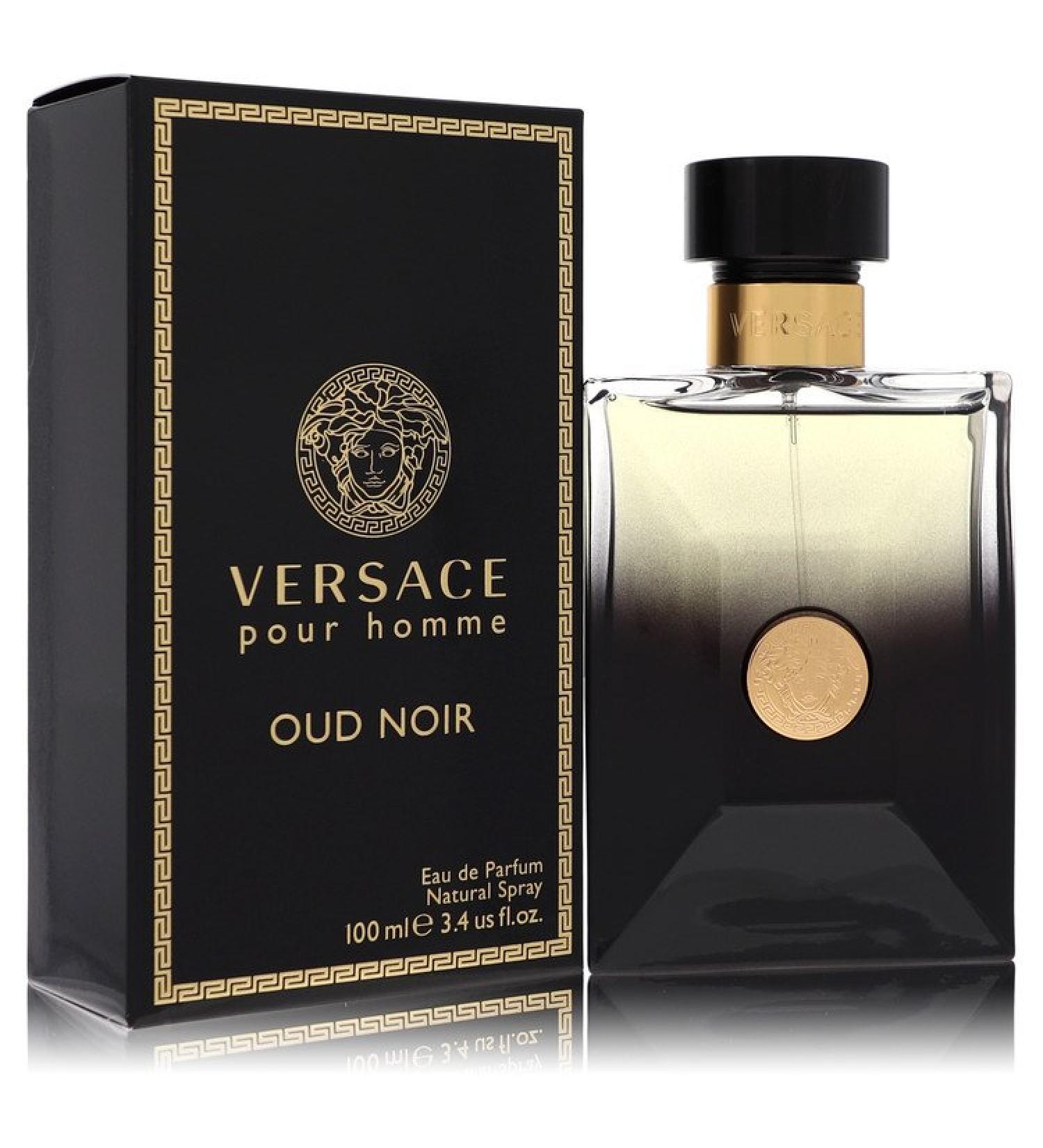 Versace Pour Homme Oud Noir by Versace Eau De Parfum Spray 3.4 oz for Men