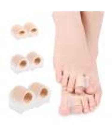 3 Pair Toe Separator Bunion Corrector Toe Separator Preventing Friction Safe SEBS Bunion Corrector Toe Spacers for Toe Deformation