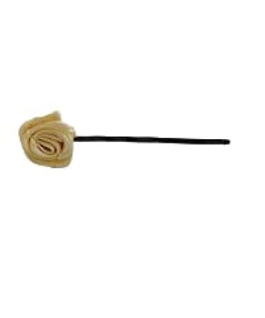 5 x hair clip with blossom rose flower communion wedding gold *NEW*