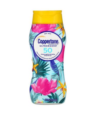 Coppertone UltraGuard Sunscreen Lotion SPF 50 8 fl oz (237 ml)