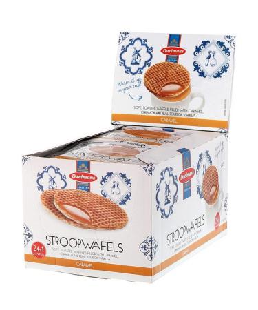 Daelmans Stroopwafels Caramel 24 Waffles 1.38 oz (39 g ) Each