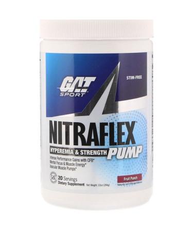 GAT Nitraflex Pump Fruit Punch 10 oz (284 g)