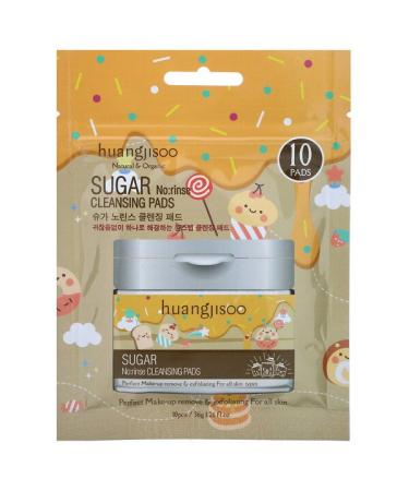 Huangjisoo Sugar No:rinse Cleansing Pads 10 Pads