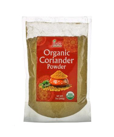 Jiva Organics Organic Coriander Powder 7 oz (200 g)