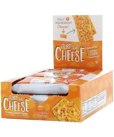 Just The Cheese Aged Cheddar Bars 12 Bars 0.8 oz (22 g)