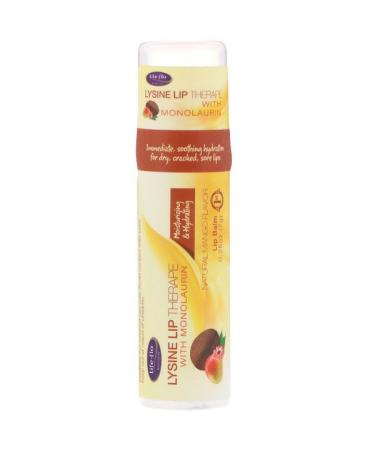 Life-flo Lysine Lip Therape with Monolaurin Natural Mango Flavor 0.25 oz (7 g)