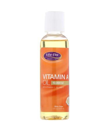 Life-flo Vitamin A Oil 10000 IU 4 fl oz (118 ml)