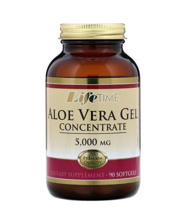 LifeTime Vitamins Aloe Vera Gel Concentrate 5000 mg 90 Softgels