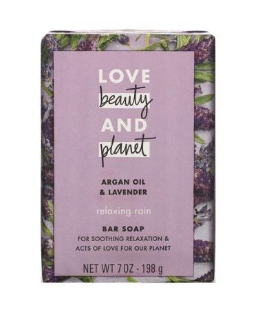 Love Beauty and Planet Relaxing Rain Bar Soap Argan Oil & Lavender 7 oz (198 g)