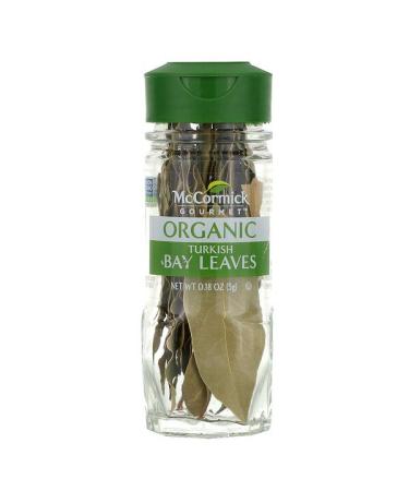 McCormick Gourmet Organic Turkish Bay Leaves  0.18 oz (5 g)