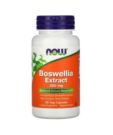 Now Foods Boswellia Extract 250 mg 60 Veg Capsules
