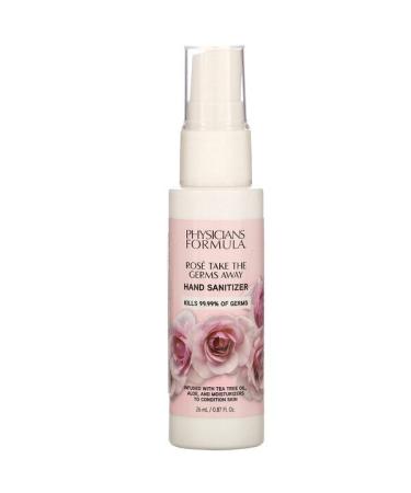 Physicians Formula Rose Take the Germs Away Hand Sanitizer 0.87 fl oz (26 ml)