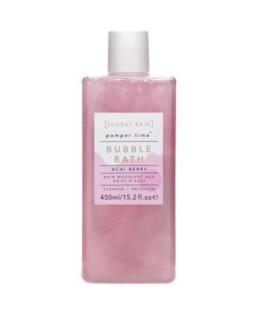 Sunday Rain Pamper Time Bubble Bath Acai Berry 15.2 fl oz (450 ml)