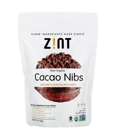 Zint Raw Organic Cacao Nibs 8 oz (227 g)