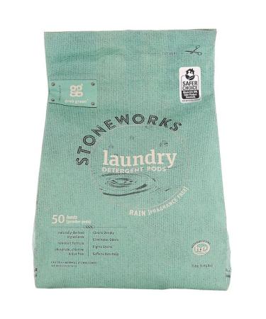 Grab Green Stoneworks Laundry Detergent Pods Rain 50 Loads 1.65 lbs (750 g)