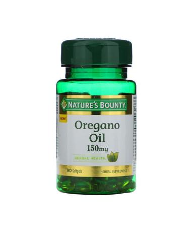 Nature's Bounty Oregano Oil 150 mg 90 Softgels