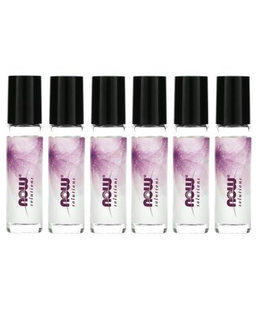 Now Foods Empty Roll-On Glass Bottles 6 Bottles 1/3 fl oz (10 ml) Each