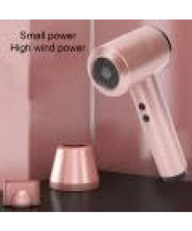 Compact Hair Dryer Travel Hair Dryer Portable Blow Dryer for Women Men Rechargeable Cordless Hairdryer 5000mAh 6 Speed Adjustment Fast Drying for Home Camping(Rose Gold) - Buy Online on SooperMarket.com