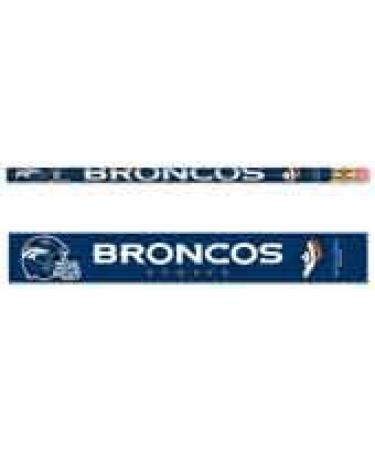WinCraft NFL Denver Broncos 15511041 Pencil (6 Pack)