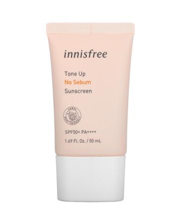 Innisfree Tone Up No Sebum Sunscreen SPF50+ PA++++ 1.69 fl oz (50 ml)