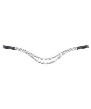 PFIFF 102104-01-Full Headband with wave duo white white Full