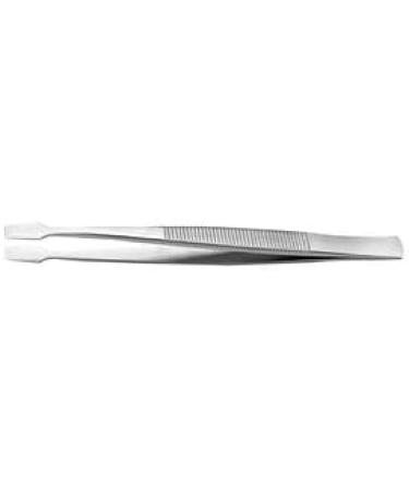 Premium 105mm Straight Flat Tweezers with Replacement Tips - 1 Piece | 127.SA - Global Shipping Available - Buy Online on SooperMarket.com