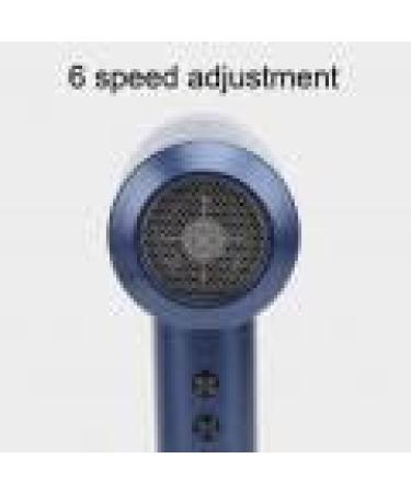 Compact Hair Dryer Travel Hair Dryer Portable Blow Dryer for Women Men Rechargeable Cordless Hairdryer 5000mAh 6 Speed Adjustment Fast Drying for Home Camping(Blue) - Buy Online on SooperMarket.com
