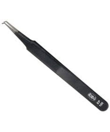 Premium 114mm Curved Flat Tweezers with Replacement Tips - EP 100 | International Shipping Available - Buy Online on SooperMarket.com