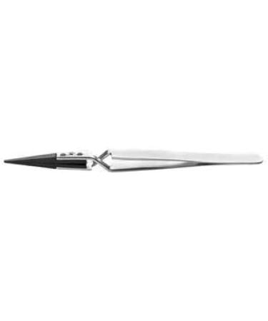 Premium 125mm Tweezers with Replacement Tips - Straight & Round Options | 1 Piece | International Shipping Available - Buy Online on SooperMarket.com
