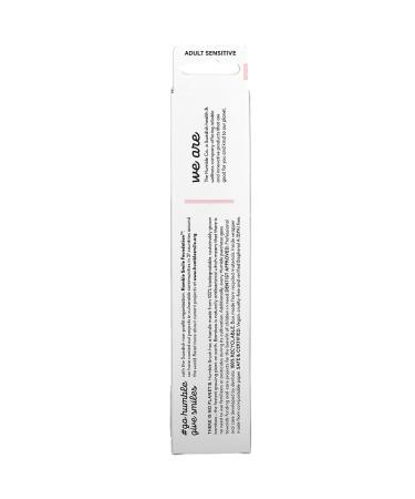 Bamboo Toothbrush for Adults - The Humble Co. Sensitive Pink | Eco-Friendly Oral Care - Buy Online on SooperMarket.com