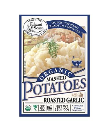 Edward & Sons Organic Mashed Potatoes Roasted Garlic 3.5 oz (100 g)