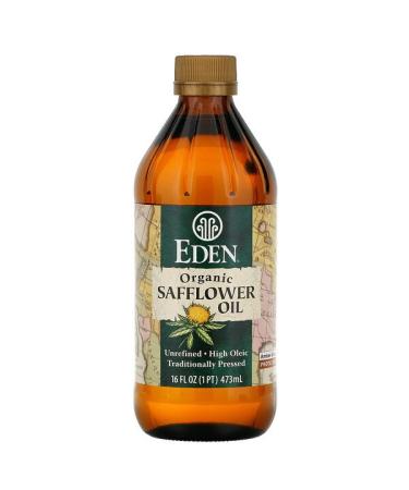 Eden Foods Organic Safflower Oil Unrefined 16 fl oz (473 ml)