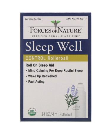 Forces of Nature Sleep Well Control Rollerball 0.14 oz (4 ml)