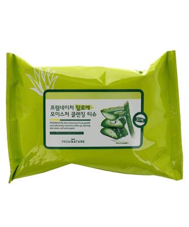 FromNature Aloe Moisture Cleansing Tissue 30 Tissues