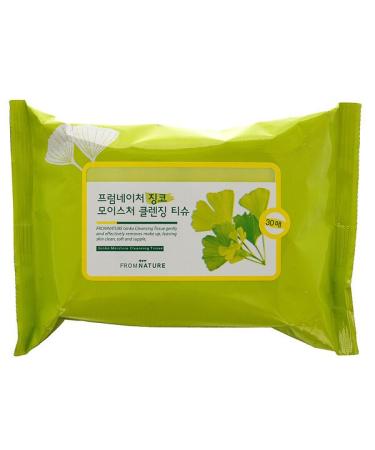 FromNature Ginko Moisture Cleansing Tissue 30 Tissues