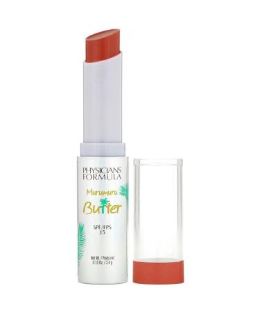 Physicians Formula Murumuru Butter Lip Cream SPF 15 Brazilian Nut 0.12 oz (3.4 g)