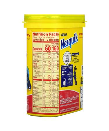 Nesquik Strawberry Powder 9.38 oz | Nestle Drink Mix for Kids - Buy Online on SooperMarket.com