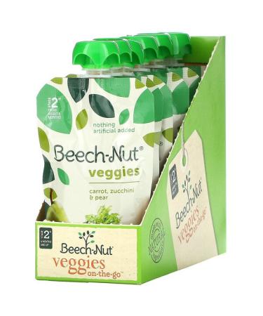 Beech-Nut Veggies Stage 2 Carrot Zucchini & Pear 12 Pack 3.5 oz (99 g) Each