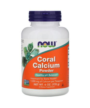 Now Foods Coral Calcium Powder 6 oz (170 g)