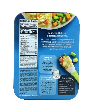 Gerber Yellow Rice & Chicken with Veggies - 12+ Months (6.67 oz) | Nutritious Baby Food - Buy Online on SooperMarket.com