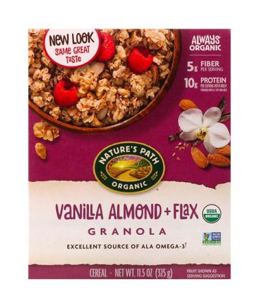 Nature's Path Organic Vanilla Almond + Flax Granola Cereal 11.5 oz (325 g)