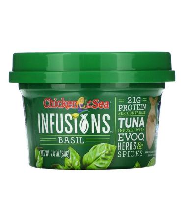 Chicken of the Sea Infusions Wild Caught Tuna Basil 2.8 oz ( 80 g)
