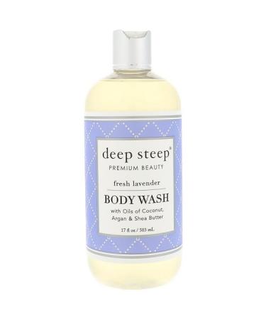 Deep Steep Body Wash Fresh Lavender 17 fl oz (503 ml)